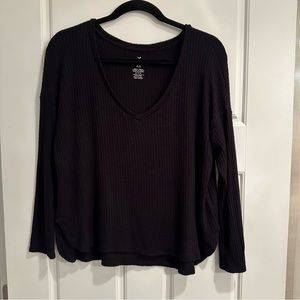 American eagle soft & sexy ribbed long sleeve